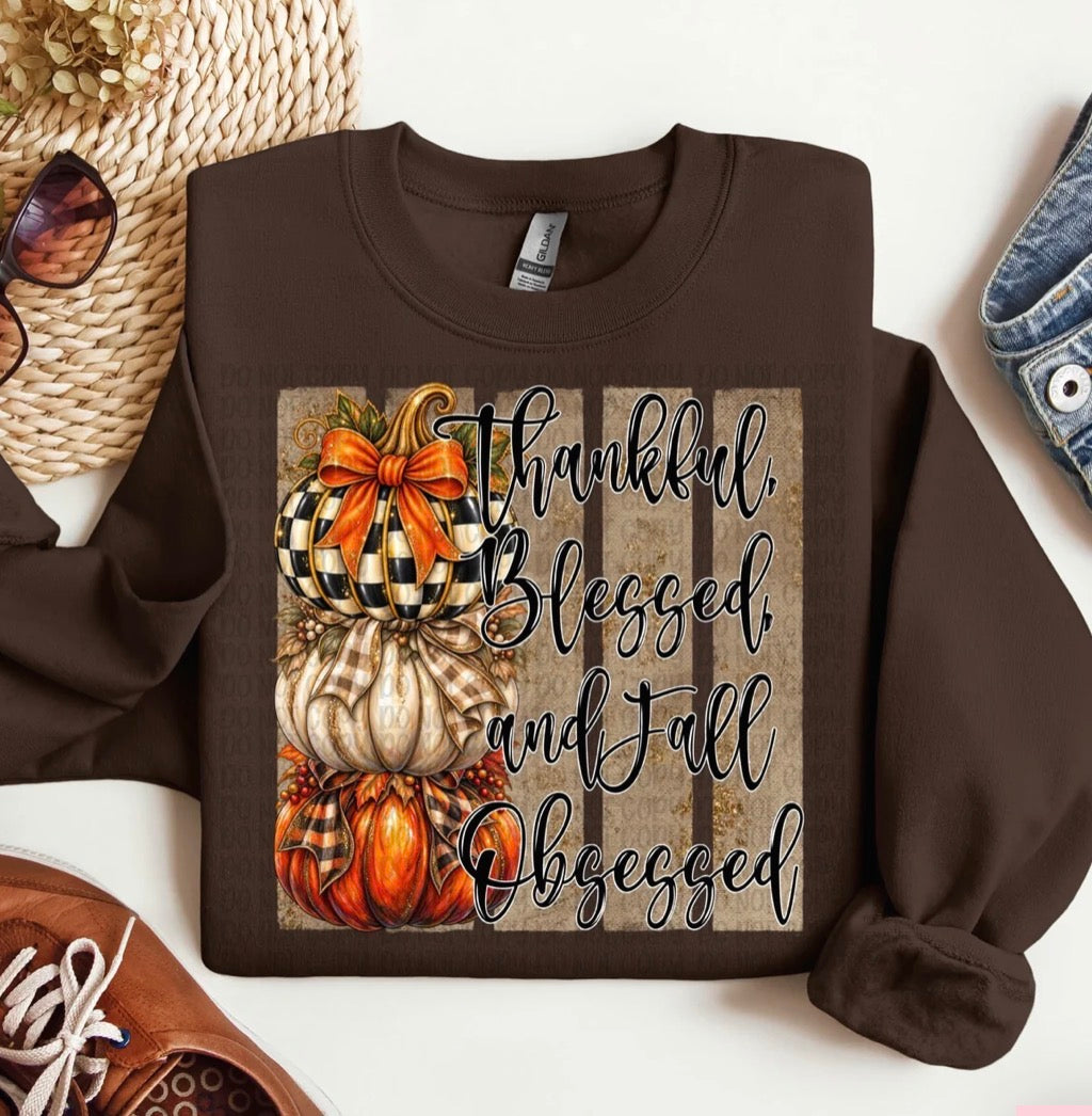 Thankful Blessed and Fall Obessed