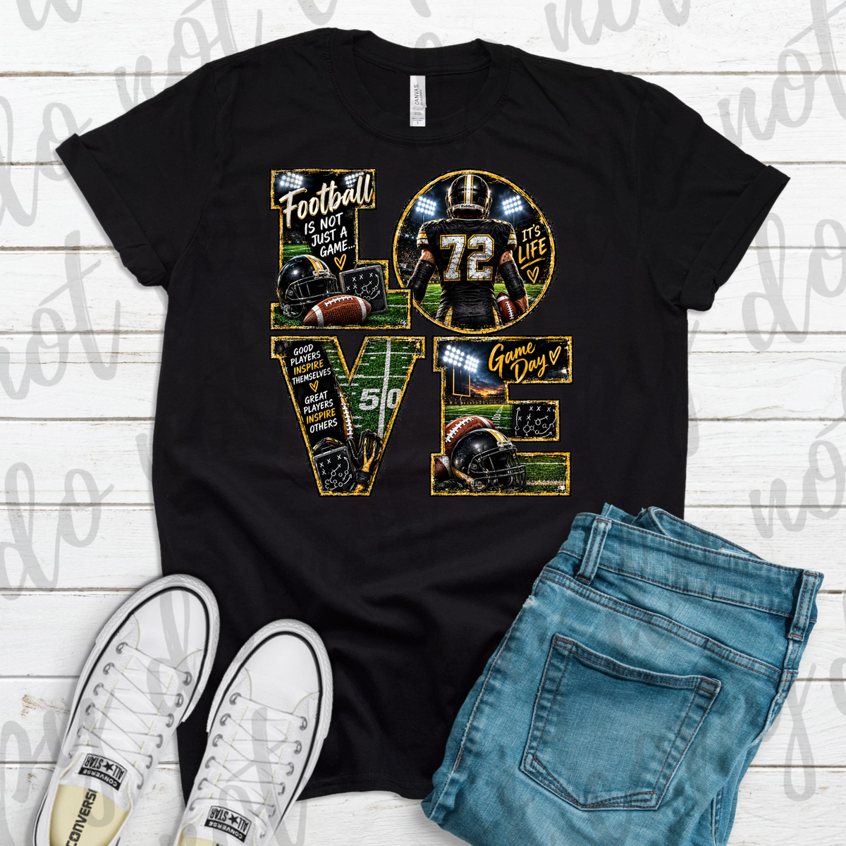 LOVE football - Customize Number!!