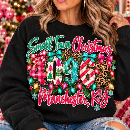 Small Town Christmas (pink)