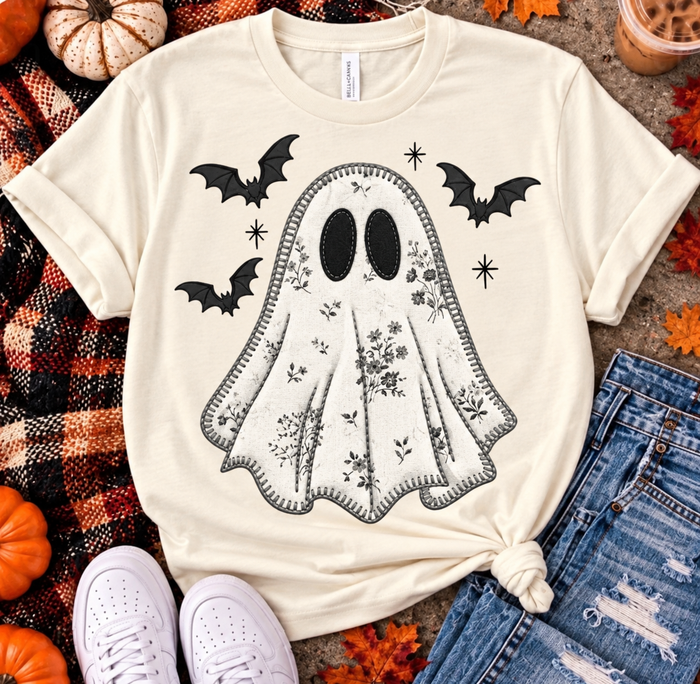 Ghost with Bats Tee