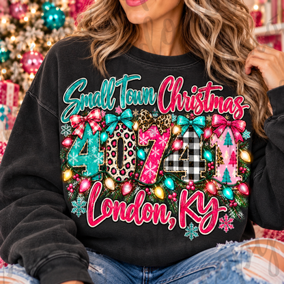 Small Town Christmas (pink)