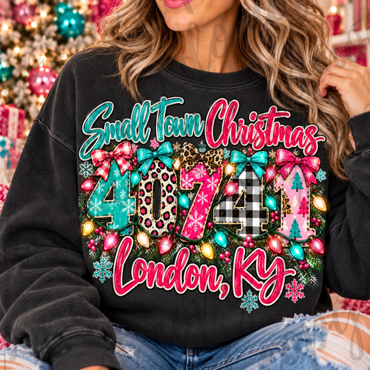 Small Town Christmas (pink)