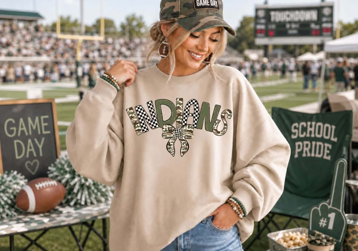 Camo Mascot YOUTH Sweater