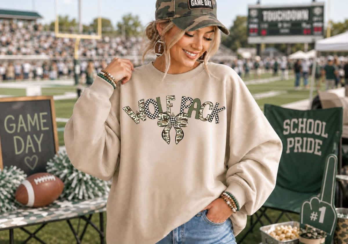 Camo Mascot YOUTH Sweater