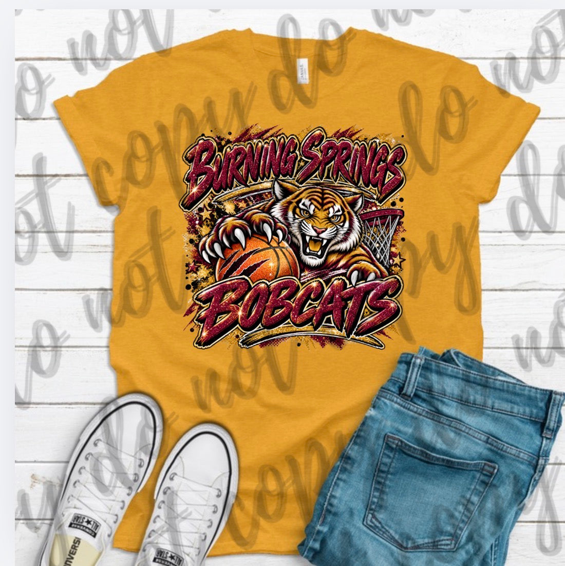 Burning Springs Bobcats (gold)