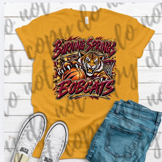 Burning Springs Bobcats (gold)