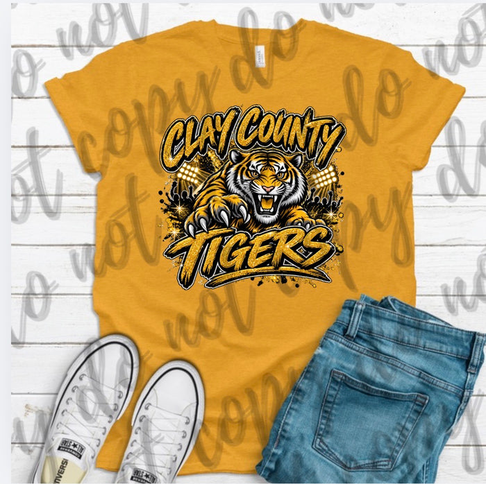 Clay County Tigers (gold)