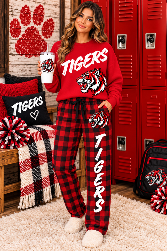 Tiger Plaid (red)