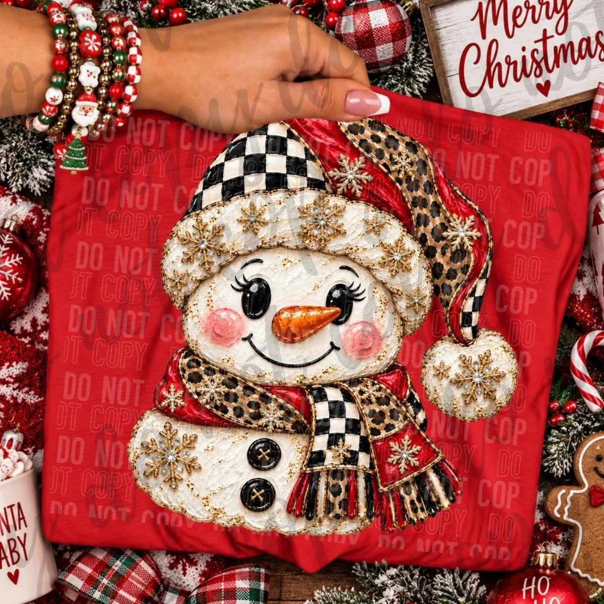 Cutie Snowman w/Gold