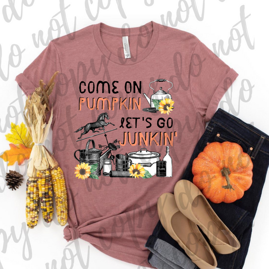 Come on Pumpkin, Let's Go Junkin